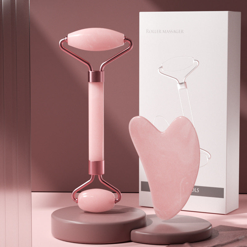 NOVYRA™ GlowSculpt™ -Jade Roller & Gua Sha Set Facial Massage