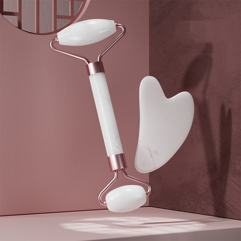 NOVYRA™ GlowSculpt™ -Jade Roller & Gua Sha Set Facial Massage